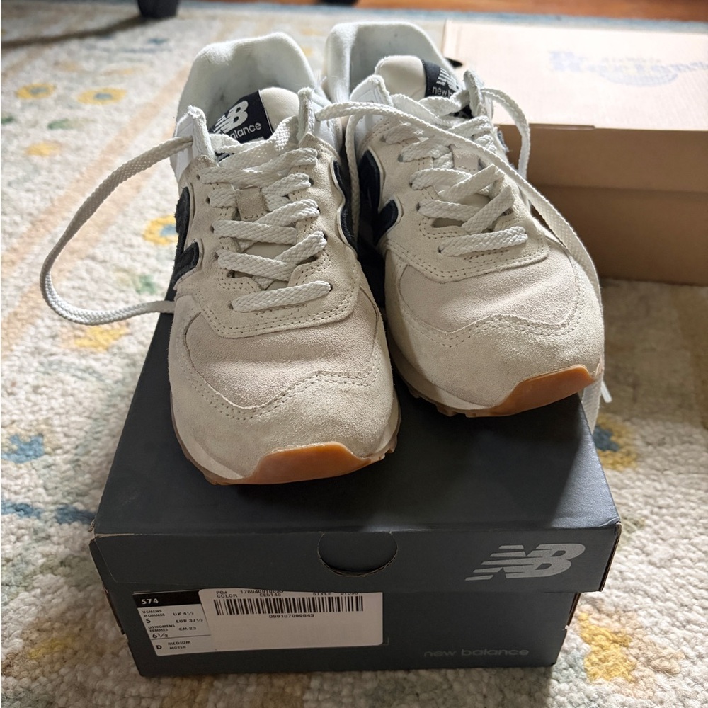 New Balance 574 Classic Sneakers in Off-White